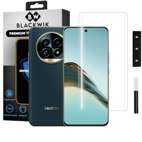 Image of Blackwik UV Curved Tempered Glass for Realme 13 Pro Plus | 1-Pack