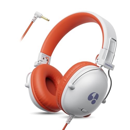 awatrue Casque Audio Enfant, Casque Filaire Enfant, Limite de Volume 74/85dB, Son Stéréo, Son...