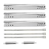 Hongso 17 3/4' x 3/5' Flavorizer Bars Grill Replacement Parts for Charbroil Signature 3 Burner 463372017 463348017 Grill Models, Heat Plates G470-0004-W1, Burner Tubes G470-5200-W1, Crossover Tubes