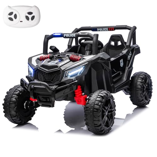 Image of Kid Police 4WD UTV 24V Ride On Toys for Big Kids 2 Seater Ride On Toys Kids