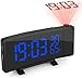 Produktbild Projektions-Wecker Dimmbare FM Radio Desktop-Digital Projection Temperaturanzeige Snooze-Funktion Sleep Timer LED Lade USB Wecker