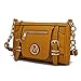 MKF Collection by Mia K. MKF-X6072MS Tru Crossbody Bag by Mia K. - Mustard