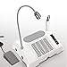 Produktbild FXNB Manicure 3 In 1 Nagelbohrer-Staubsammler Und Trockenmaschine, 35000Rmp Polierstiftmaschine Staubsauger Mit Led-Schreibtischleuchte, 110 V / 220 V