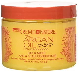 Creme of Nature Day And Night Hair And Scalp Conditioner With Argan Oil, 4.76 oz