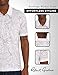 Robert Graham Men’s Dozer Short-Sleeve Polo Shirt, Premium Cotton Knit Top, Classic-Fit & Richly Detailed for Wear White