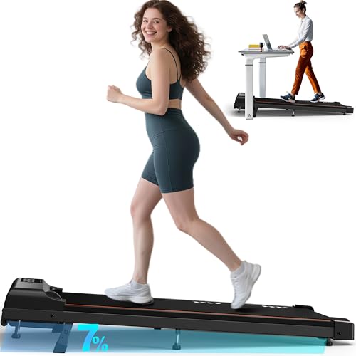 FYSIQ Cinta de Correr Walking Pad | Motor 2,25 HP & Soporte 100 kg | Velocidad 1-6 km/h + Inclinación 7%