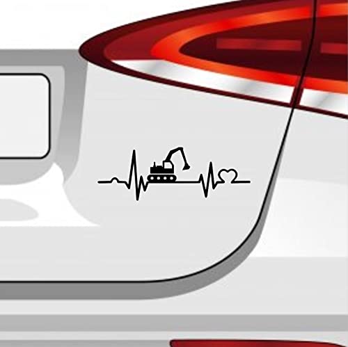 Battito cardiaco con adesivo escavatore, 6 misure