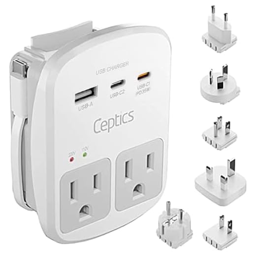 Ceptics Universal Travel Adapter Kit