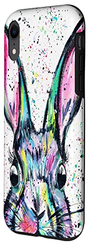 Iphone Xr Bunny Face Floral Case Cute Happy Easter Day Case #TOP1