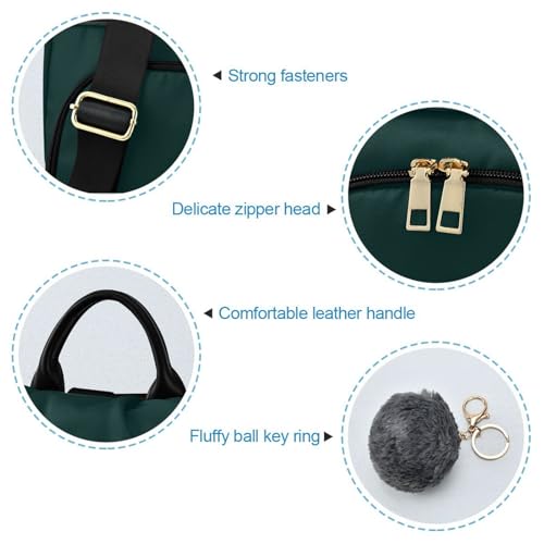 Sac à dos noir et vert avec compartiment antivol - 5