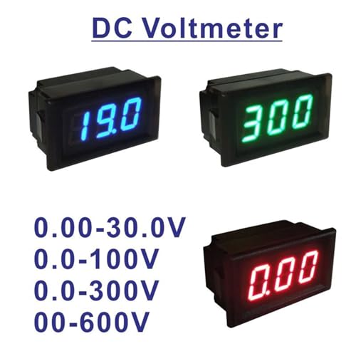 Testeur de tension LED 0.52" haute précision DC 0-30V