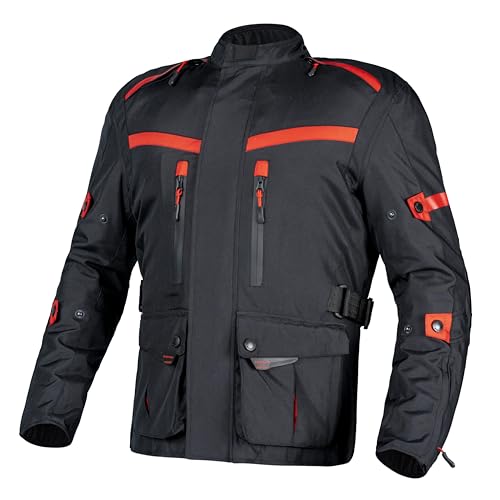 WICKED STOCK Waterproof Motorcycle Jacket for Men
