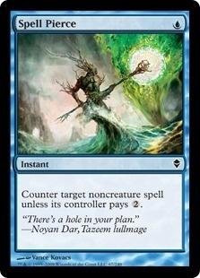 Amazon.co.jp: マジックザギャザリング MTG 青 英語版 呪文貫き/Spell