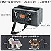 RUYICZB Console Dog Car Seats for Small Dogs, Dog Car Seat Middle Console Pet Car Seat, Pet Booster Seat for Car, Puppy Car Seat, Dog Car Carrier, Luxury Car Seat for Center Car Armrest,Coffee