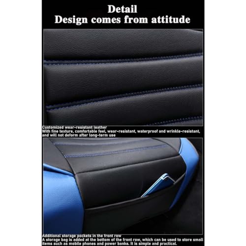 Couvre coussin auto compatible airbags pour rénover un siège usé - 5