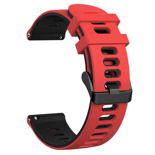 Silicone Watch Bands Quick Release 20mm 22mm for Men Women, Soft Adjustable Sports Rubber Strap Replacement Band for Smart Watch Sport Watch