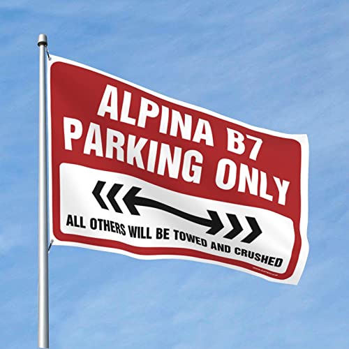 Drapeaux universitaires Alpina B7 géant de 152x244 cm pour intérieur et extérieur