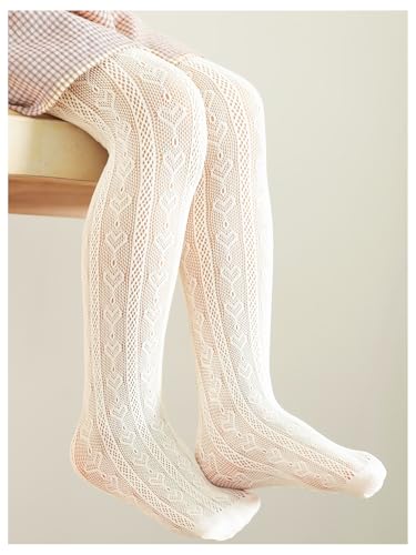 SweatyRocks Girl's Heart Hollow Out Stockings Sheer Fishnet Tights Dance Pantyhose3