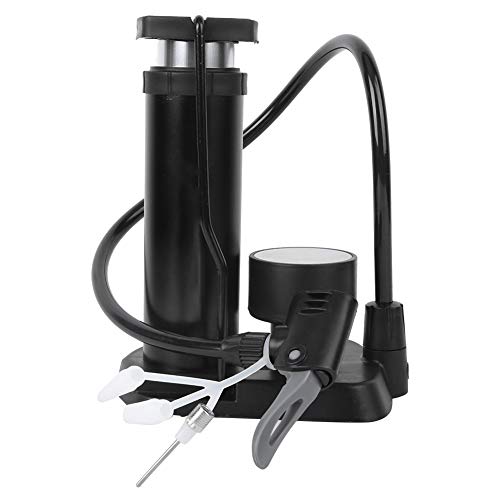 EVTSCAN Accesorio de Bomba de Aire de barómetro inflador de Pedal de Ruedas para Bicicleta de montaña e Bicicleta (Black)