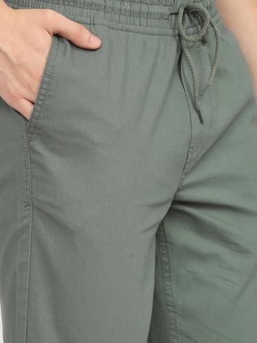 Image of Highlander Men's Cargo Jogger Trousers | Perfect for Casual Outings,Travel & Work Wear with Utility Pockets