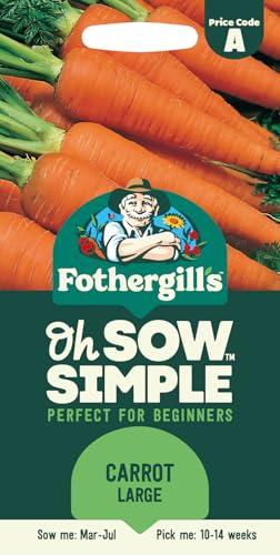 Fothergills Oh Sow Simple Carrot Large Vegetable Seeds Sow: MarJul Orange