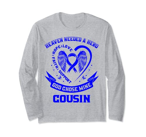 Cinta Azul Corazón Alas Cielo Colon Cáncer Concientización...