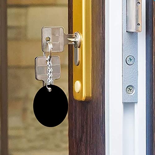 DRERIO 30 Pezzi Fogli Acrilici Neri Blanks Cerchi