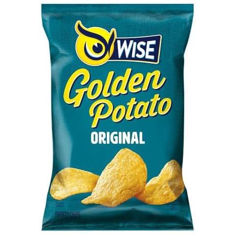 Wise Foods Golden Original Potato Chips, 4-Pack Bags Cover