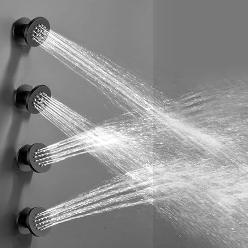 Zcera OB-206 Shower Body Spray Jets, Zcera Brass Showerhead Body Spray Round Shower Body Sprayer Spa Massage Jet Wall Mount thumb #1