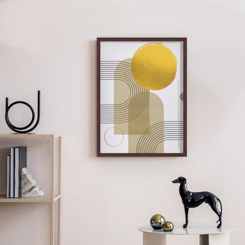 Image of LaVie Home 12x16 Picture Frame for Wall Display, 12x16 Brown Picture Frame with HD Plexiglas, 12 x 16 Poster Frame 1 Pack, Display Frame for Vertical or Horizontal, Classic Collection
