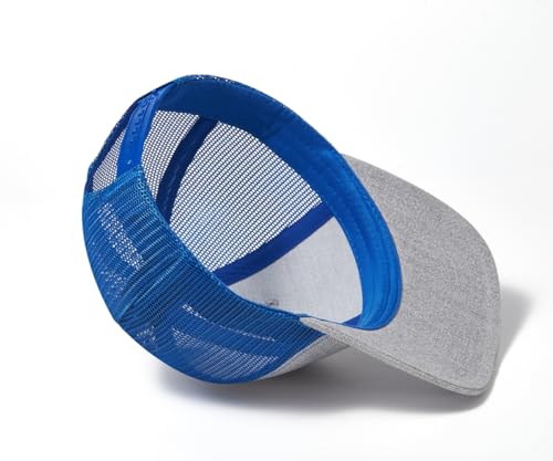 Image of Quanhaigou Trucker Hat - Mesh Snap Back - Unisex Adjustable Baseball Cap - Outdoor Hats for Men Women