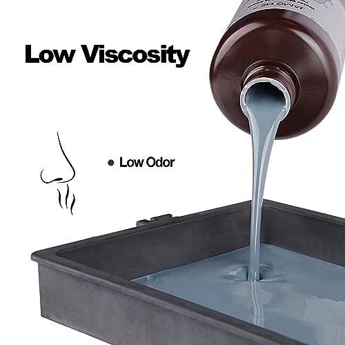 Resina para impresora 3D JAMG HE 10 K 405 nm Resina lavable al agua para impresoras LCD, DLP y SLA, de fotopolímero UV. Alta precisión y bajo olor (gris). Ideal para tus creaciones 3D. - Fernando Cortés