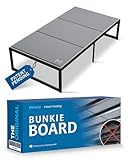 Meliusly Premium 10mm Bunkie Board Twin Size (38x75'') Patent Pending Low Profile Bed Board Design - Breathable, Noise Minimizing, Moisture Resistant Bunkieboards, Low Profile Bed Support