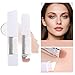 BARVENA Color Changing Foundation Stick with Brush, 2-in-1 Waterproof Long Lasting, Medium to Full Coverage Dewy Finish Makeup, For Mature Skin & All Skin Tones, Nourishing Travel Size Ivory White