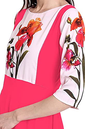 Image of ALC Creation Women's Crepe Printed A-Line Kurti