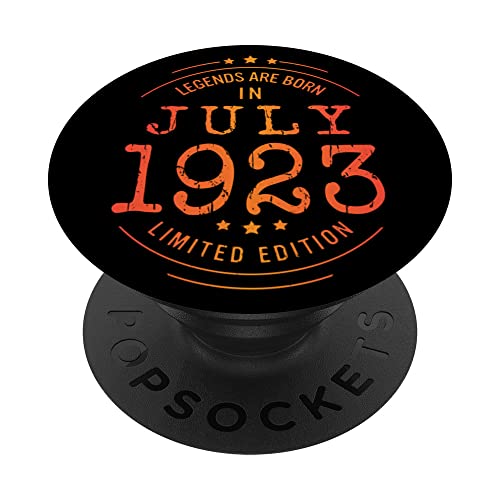 Cumpleaños Julio 1923 Edición Limitada Regalo Legend July PopSockets PopGrip Intercambiable
