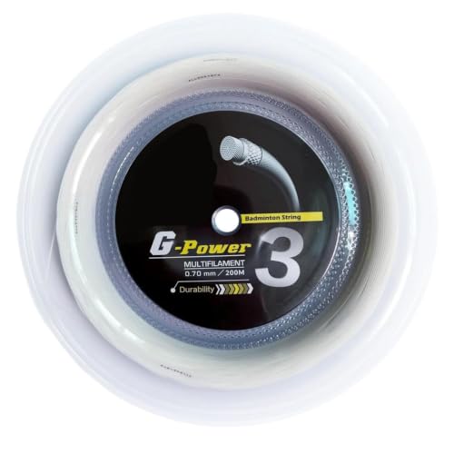 PSNKLMM Cordage De Badminton GP3 Jauge 0,7mm 200m