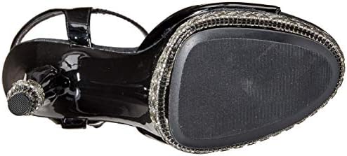 Ellie Shoes Women's Platform Sandal Heeled, Black, 9 | Image 3