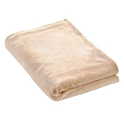 ESTELLA Kuscheldecke Polarflausch | Beige | Flauschige Microfaser-Flanelldecke ideal für die Couch | 150x200 cm | direkt…