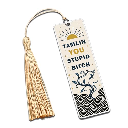 Book Merch for Women Men, A Court of Thorns and Roese Merch, T You Stupid Bitch Merchandise Bookmark, Funny Fantasy Bookmarks for Bookworm Book Lovers Reader Nerd Fans, Bookish Gifts for Women