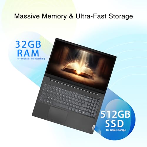 Lenovo V15 Laptop con Intel Celeron N5100 15.6" FHD 32GB RAM SSD 512GB miniatura 4