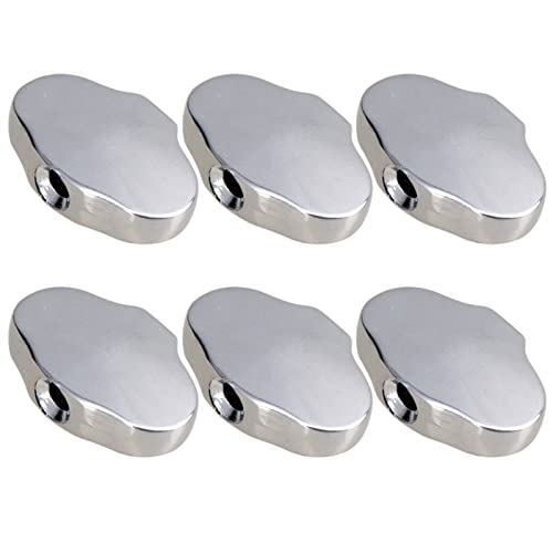 HSHS 6pcs Zinc Alloy Guitar Tuning Peg Knobs With Screw Kit For Acoustic Electric Folk Guitars Guitar String Tuning Pegs (Color : Silver)