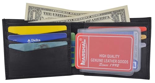 SET of 2 - 6 Page Plastic Wallet Insert for Bifold Billfold SIDE LOAD4