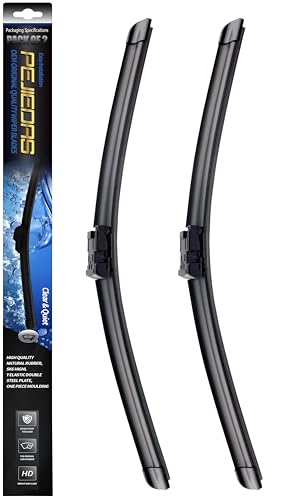 Image of 2 x OEM Quality Wiper Blades for GMC Canyon 2015-2018,Chevy Colorado 2015-2017, OE Genuine Style (22 inch + 18 inch Front Wiper Blades)