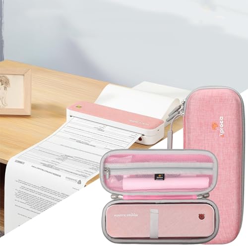 Funda impresora portátil Munbyn ITP01 antichoque rosa Aproca 4
