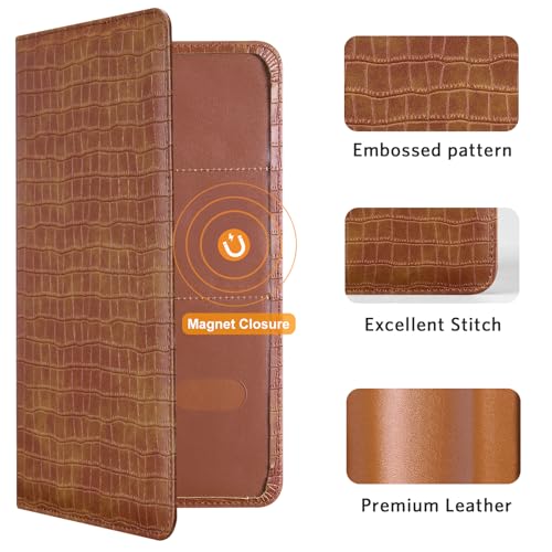 Image of CoBak Car Registration and Insurance Holder | Vehicle Glove Box Organizer, Auto Truck Compartment Document Case with Magnetic Closure for Insurance & Driver License