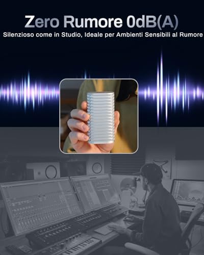 Terramaster D1 Ssd Plus 40Gbps M.2 Nvme Ssd Enclosure - Alluminio M.2 Enclosure Usb Type-C, Compatibile Con Usb 4/3.2/3.1/3.0/2.0, Thunderbolt 5/4/3, App Mobile Per Il Backup Dei Dati (Diskless) - 4
