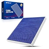 KAX Premiun Cabin Air Filter CF10360 Replacement for 2003-2004 Silverado 1500, Silverado 2500 HD, Tahoe, Sierra 1500, Yukon, 2003-2009 Hummer H2, Strong Adsorption w/Upgraded Activated Carbon