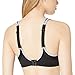 Wacoal womens Sport Contour Convertible Underwire Bra, Black/Lilac Gray, 36DD