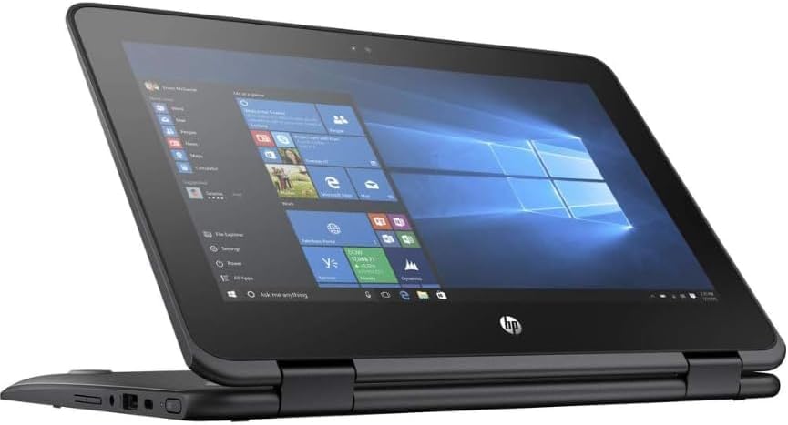 HP ProBook x360 11 G2 EE 2-in-1 Laptop, 11.6' Touchscreen Notebook, Core i5-7Y54, 8 GB RAM, 128GB SSD, Wi-Fi, Bluetooth, CAM, Windows 11 Pro (Renewed) (G2 128/8)